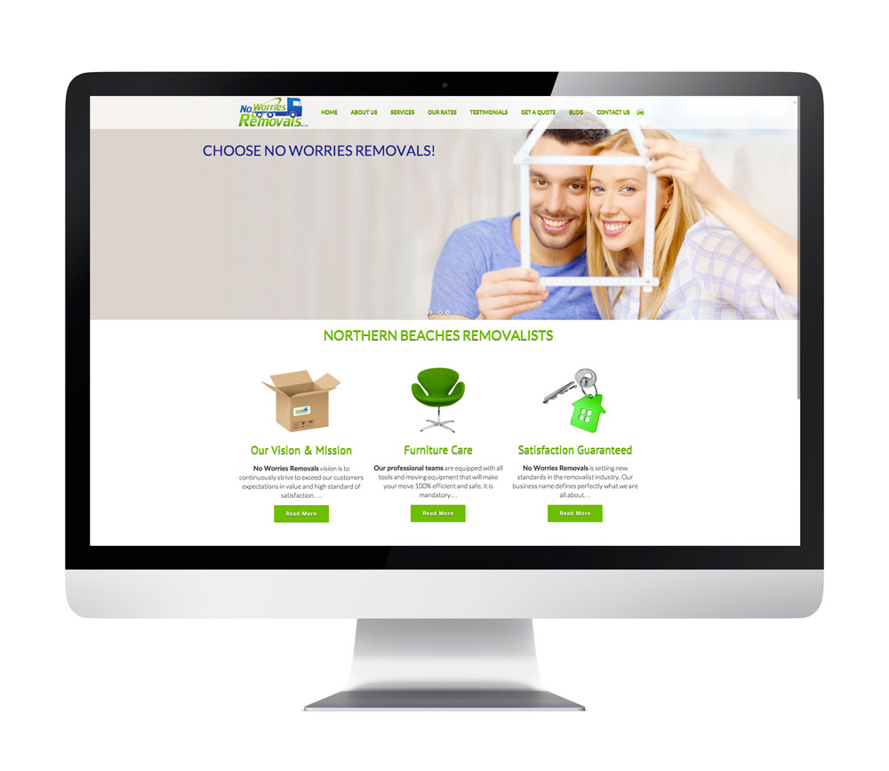 No Worries Removals Homepage
